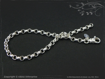 Silberkette Erbsenkette Armband B4.0L20