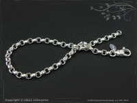 Silberkette Erbsenkette Armband B4.0L17