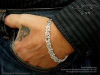 Königskette Armband Flach B9.0L20
