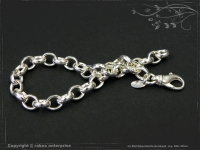 Silberkette Erbsenkette Armband B7.0L17